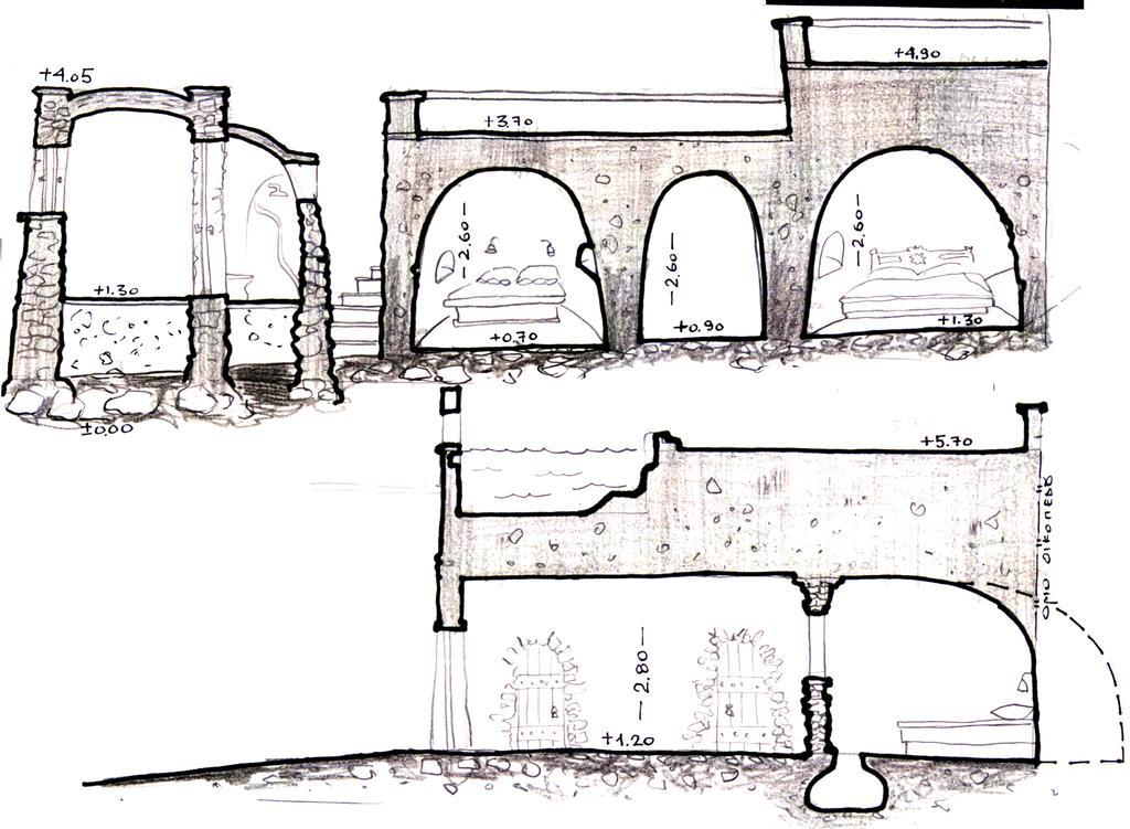 Villa Αura Cave Fira  Exterior foto